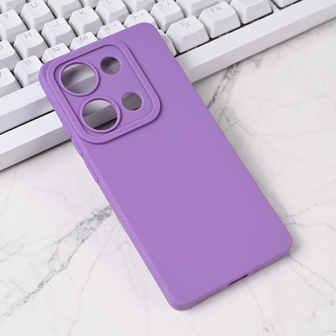 Zastitna maska (futrola) Silikon Pro Camera - Xiaomi Redmi Note 14s ljubicasta.