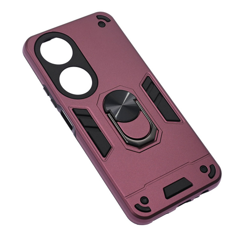 Zastitna maska (futrola) Hard Ring - Huawei Honor X7b bordo.