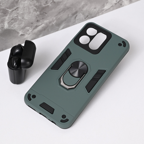 Zastitna maska (futrola) Hard Ring - Huawei Honor 200 Smart/Honor X7c siva.