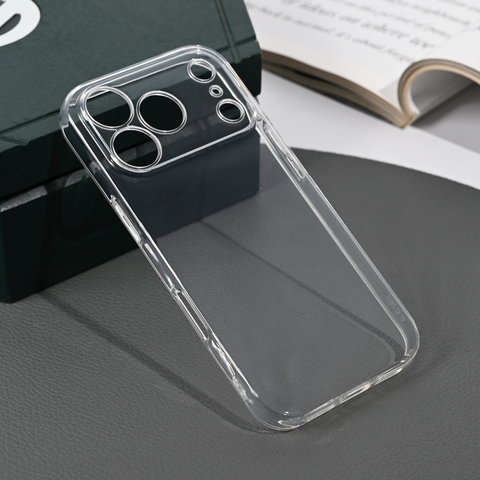 Zastitna silikonska maska (futrola) Skin - iPhone 17 Pro Transparent.