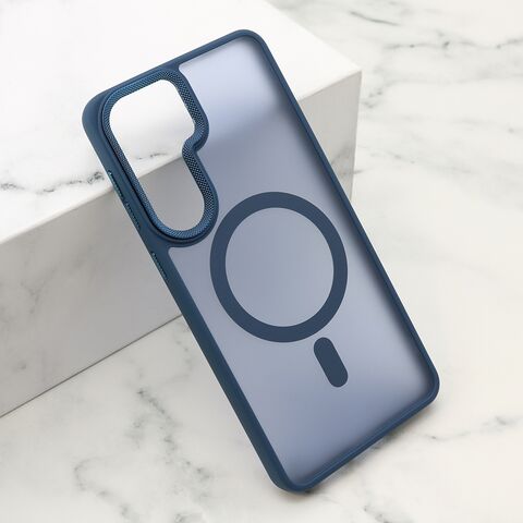 Zastitna maska (futrola) SILKY MAGSAFE II - Samsung S946 Galaxy S26 Plus 5G plava (MS).