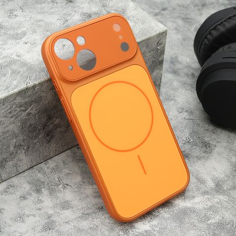 Zastitna maska (futrola) DEFINE MagSafe - iPhone 15 narandzasta (MS).