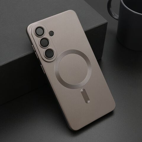 Zastitna maska (futrola) ELEGANT MAGSAFE - Samsung S946 Galaxy S26 Plus 5G siva (MS).