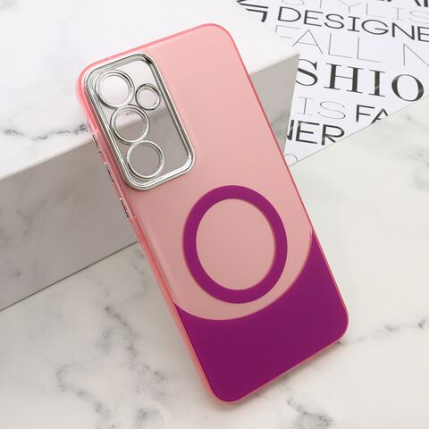 Zastitna maska (futrola) SPECTRUM RINGS - Samsung A356 Galaxy A35 5G 5G roze (MS).