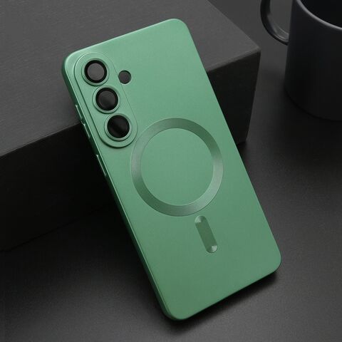 Zastitna maska (futrola) ELEGANT MAGSAFE - Samsung S946 Galaxy S26 Plus 5G zelena (MS).