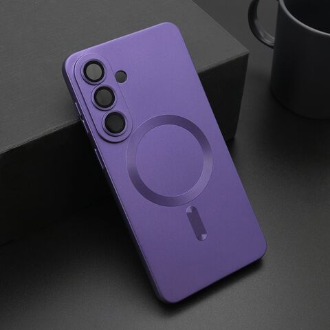 Zastitna maska (futrola) ELEGANT MAGSAFE - Samsung S946 Galaxy S26 Plus 5G ljubicasta (MS).