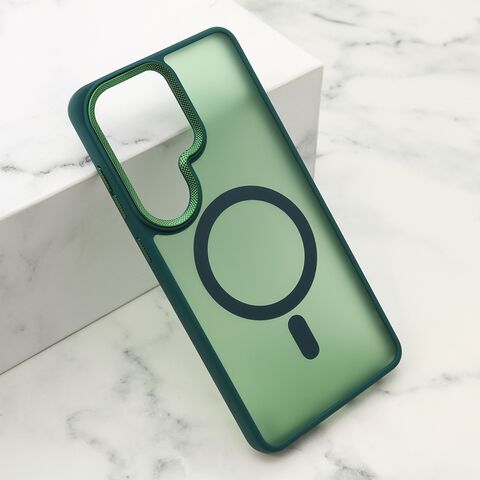 Zastitna maska (futrola) SILKY MAGSAFE II - Samsung S948 Galaxy S26 Ultra 5G zelena (MS).