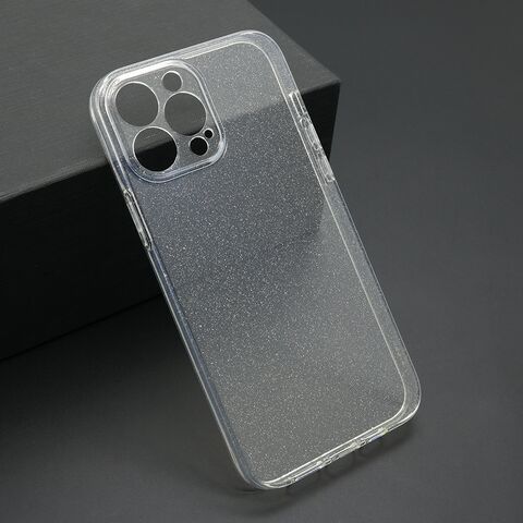 Zastitna maska (futrola) SPARKLING - iPhone 13 Pro Max (6.7) providna (MS).