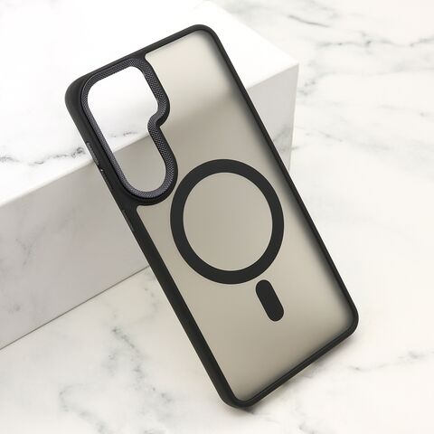 Zastitna maska (futrola) SILKY MAGSAFE II - Samsung S946 Galaxy S26 Plus 5G crna (MS).