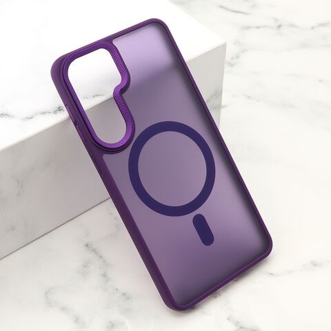 Zastitna maska (futrola) SILKY MAGSAFE II - Samsung S946 Galaxy S26 Plus 5G ljubicasta (MS).