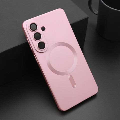 Zastitna maska (futrola) ELEGANT MAGSAFE - Samsung S946 Galaxy S26 Plus 5G roze (MS).