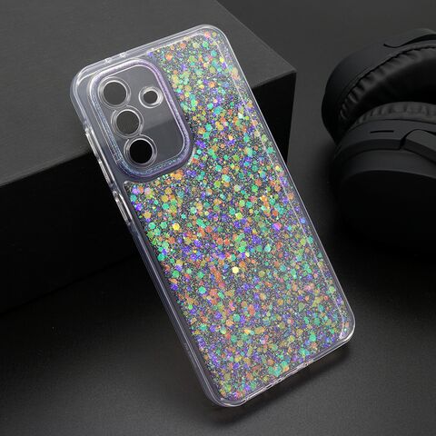 Zastitna maska (futrola) CRYSTAL GLOW - Samsung A376 Galaxy A37 5G ljubicasta (MS).
