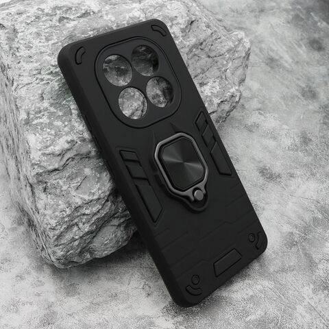 Zastitna maska (futrola) Square ring - Xiaomi Redmi Note 14 Pro 4G crna (MS).