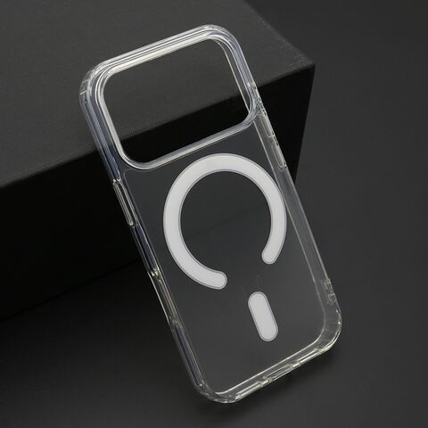 Zastitna maska (futrola) STANDARD MagSafe (sa IC) - iPhone 17 Pro providna (MS).