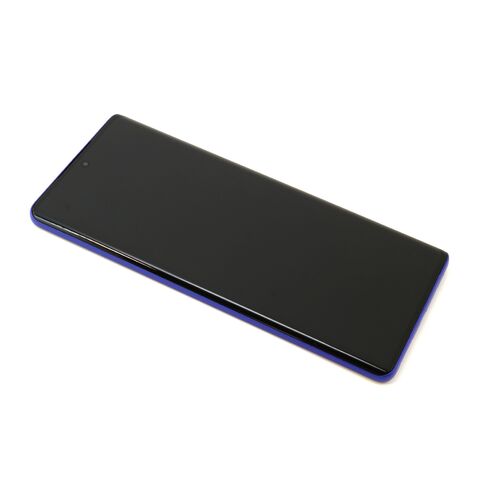 LCD displej (ekran) - Motorola Moto G85/Edge 50 Fusion 5G + Touch screen + okvir Marshmallow Blue OLED ORG (MS).