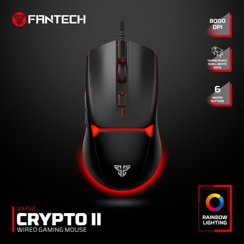 Mis Gaming Fantech VX7V2 Crypto II crni.
