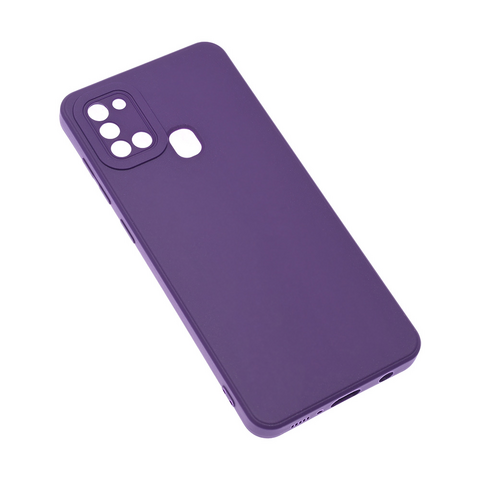 Zastitna maska (futrola) Teracell Giulietta - Samsung A217F Galaxy A21s mat tamno ljubicasta.