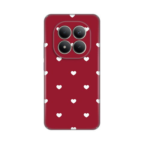 Zastitna ultra tanka (skin) maska / futrola PRINT - Xiaomi Redmi Note 15 Pro Plus 5G Burgundy Hearts.