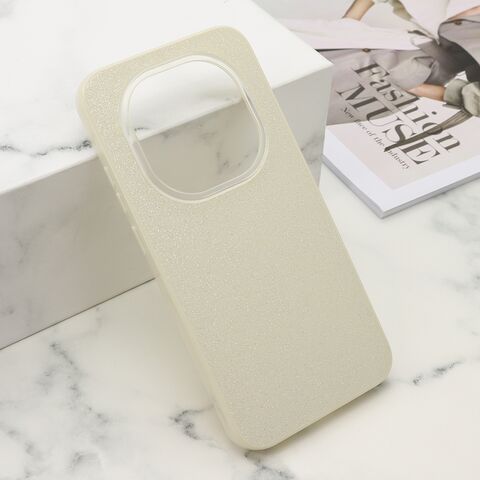 Zastitna maska (futrola) GLOW DUST - Xiaomi Redmi Note 15 Pro Plus 5G bela (MS).