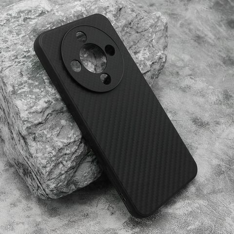 Zastitna silikonska maska (futrola) CARBON LIGHT - Huawei Honor X9D/Magic 8 lite crna (MS).