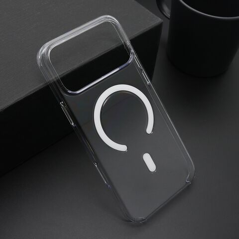 Zastitna maska (futrola) AMBER CLEAR MagSafe - iPhone 17 Pro Max (6.9) providna (MS).