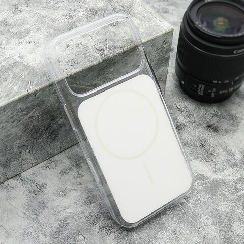 Zastitna maska (futrola) AMBER MagSafe - iPhone 17 Pro bela (MS).