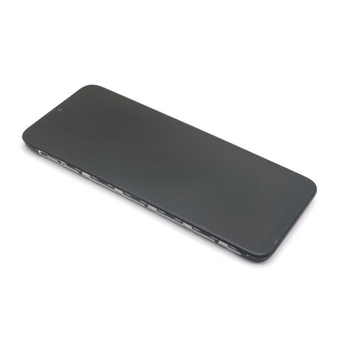 LCD displej (ekran) - Motorola Moto G8 Power Lite + Touch screen + okvir crni (MS).