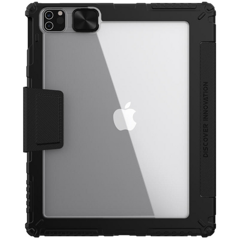 Zastitna maska (futrola) Nillkin Bumper Leather Pro - Apple iPad Pro 12.9 2020/2021/2022 crna.