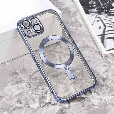 Zastitna maska (futrola) Magsafe Lux - iPhone 15 6.1 svetlo plava.