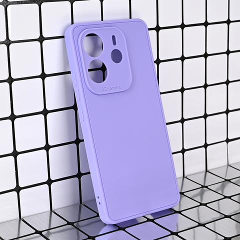 Zastitna maska (futrola) 3D Camera - Xiaomi Redmi Note 14 4G (SRB) ljubicasta.