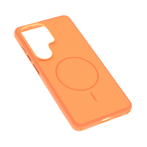 Zastitna maska (futrola) Magsafe mat Line - Samsung S948 Galaxy S26 Ultra narandzasta.