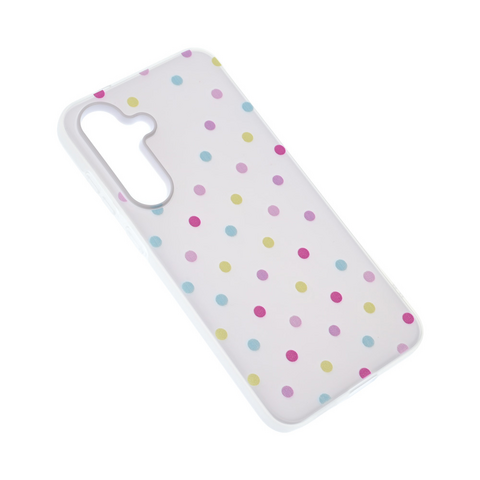 Zastitna maska (futrola) Dotty Pop - Samsung S731B Galaxy S25 Fe bela.