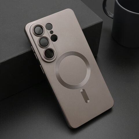 Zastitna maska (futrola) ELEGANT MAGSAFE - Samsung S948 Galaxy S26 Ultra 5G siva (MS).