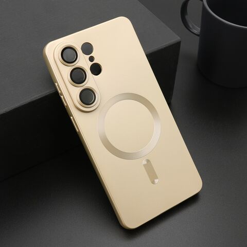 Zastitna maska (futrola) ELEGANT MAGSAFE - Samsung S948 Galaxy S26 Ultra 5G zlatna (MS).