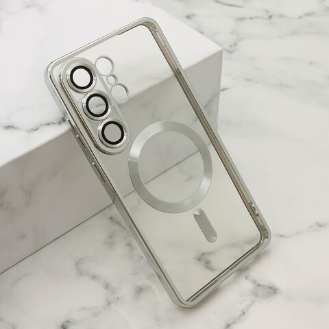 Zastitna maska (futrola) CAMERA PROTECT MAGSAFE - Samsung S948 Galaxy S26 Ultra 5G srebrna (MS).