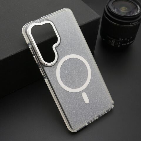 Zastitna maska (futrola) SPARKLING LOOK MagSafe - Samsung S948 Galaxy S26 Ultra 5G bela (MS).