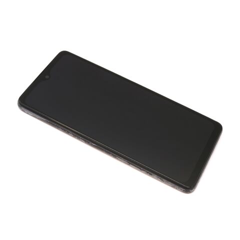 LCD displej (ekran) - Samsung A525F/A526B Galaxy A52 4G/5G small size + Touch screen + okvir crni OLED (MS).