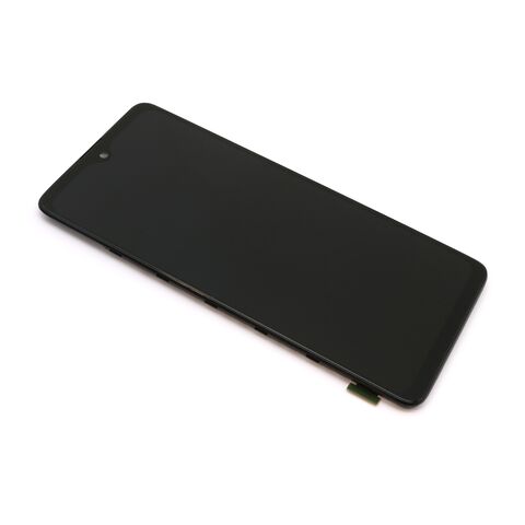 LCD displej (ekran) - Samsung A515F Galaxy A51 + Touch screen + okvir crni small size OLED (MS).