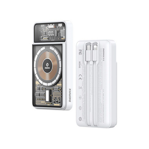 Univerzalna Back Up Baterija prenosiva baterija REMAX Phantom Series RPP-580 PD 20W+QC 22.5W 10000mAh beli.