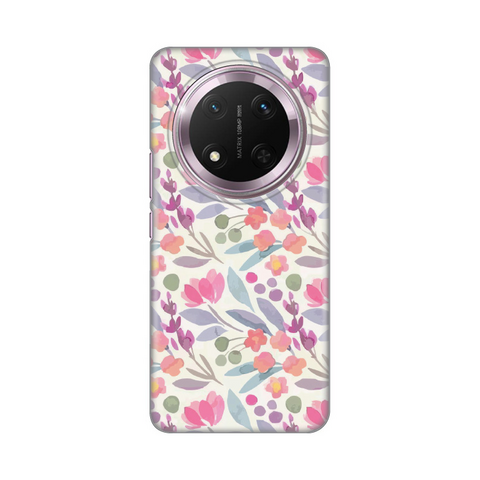 Zastitna silikonska maska (futrola) PRINT - Huawei Honor Magic 7 lite Watercolor Flowers.