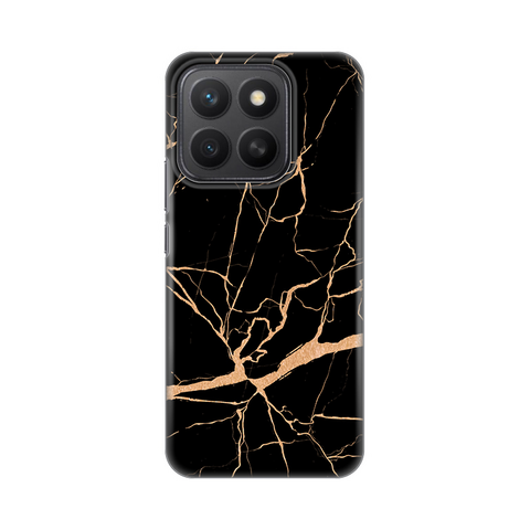 Zastitna silikonska maska (futrola) PRINT - Huawei Honor X8c All crni.