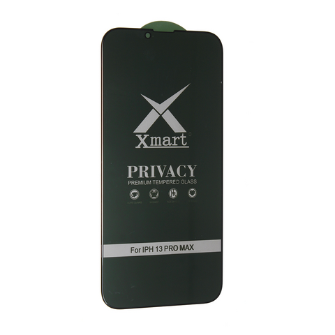 Staklena folija (zastitno kaljeno staklo) za ekran X mart 9D Privacy - iPhone 13 Pro Max/14 Plus 6.7.