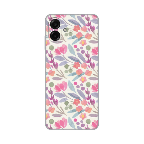 Zastitna silikonska maska (futrola) PRINT - Samsung A075F Galaxy A07 Watercolor Flowers.
