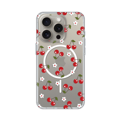 Zastitna maska (futrola) print Magsafe - iPhone 15 Pro 6.1 Cute Cherries.