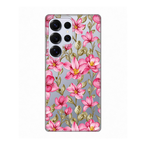 Zastitna silikonska maska (futrola) PRINT - Samsung S938 Galaxy S25 Ultra Magnolia.