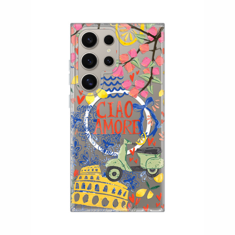 Zastitna maska (futrola) print Magsafe - Samsung S928B Galaxy S24 Ultra Ciao Amore.