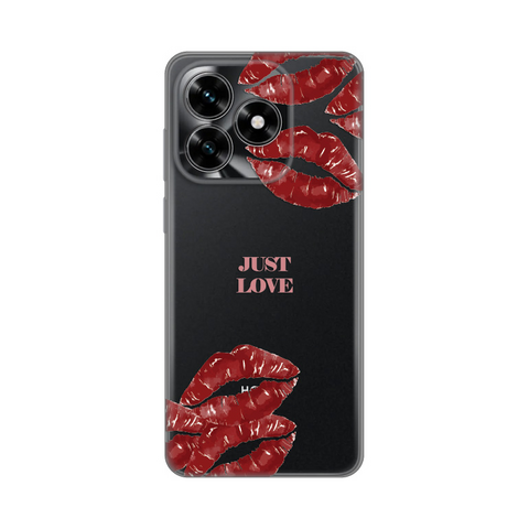 Zastitna ultra tanka (skin) maska / futrola PRINT - Huawei Honor X5c Plus Just Love Pink.