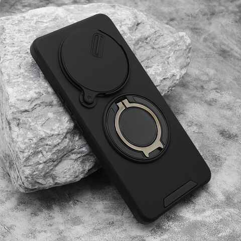 Zastitna maska (futrola) DEFENDER CAMSHIELD - Huawei Honor Magic 7 lite/Honor X9C lite crna (MS).
