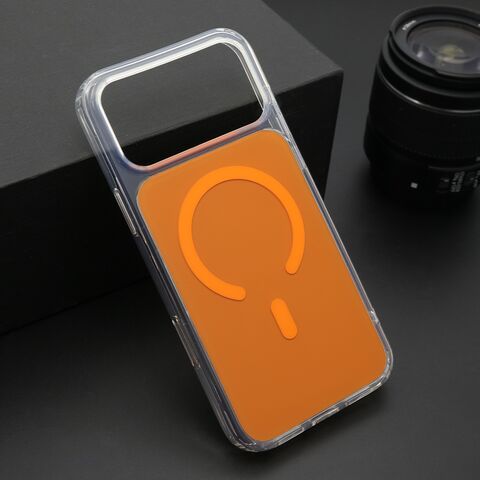 Zastitna maska (futrola) AMBER COLOR MagSafe - iPhone 17 Pro Max (6.9) narandzasta (MS).