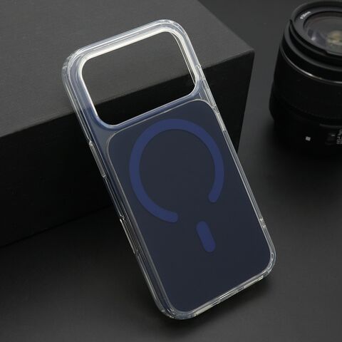 Zastitna maska (futrola) AMBER COLOR MagSafe - iPhone 17 Pro plava (MS).